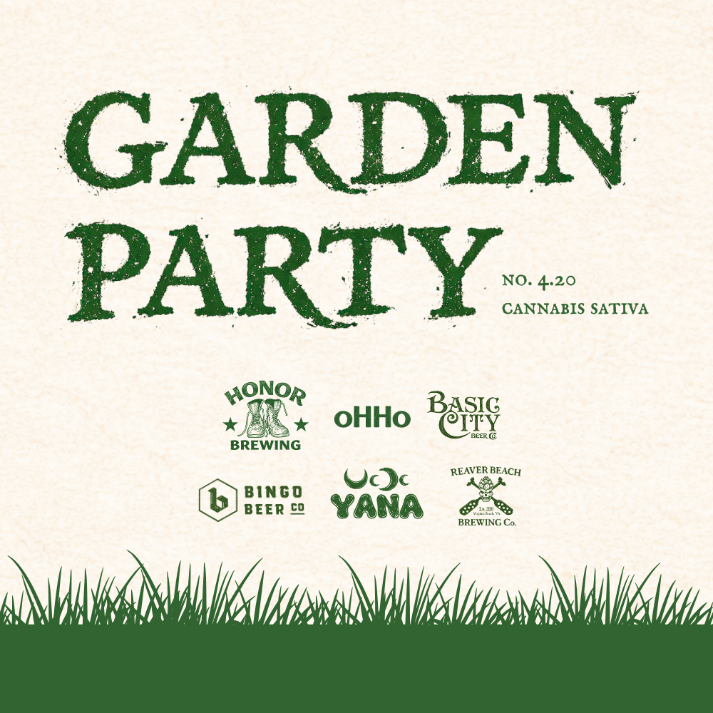 Pure Shenandoah Garden Party event poster for cannabis culture week