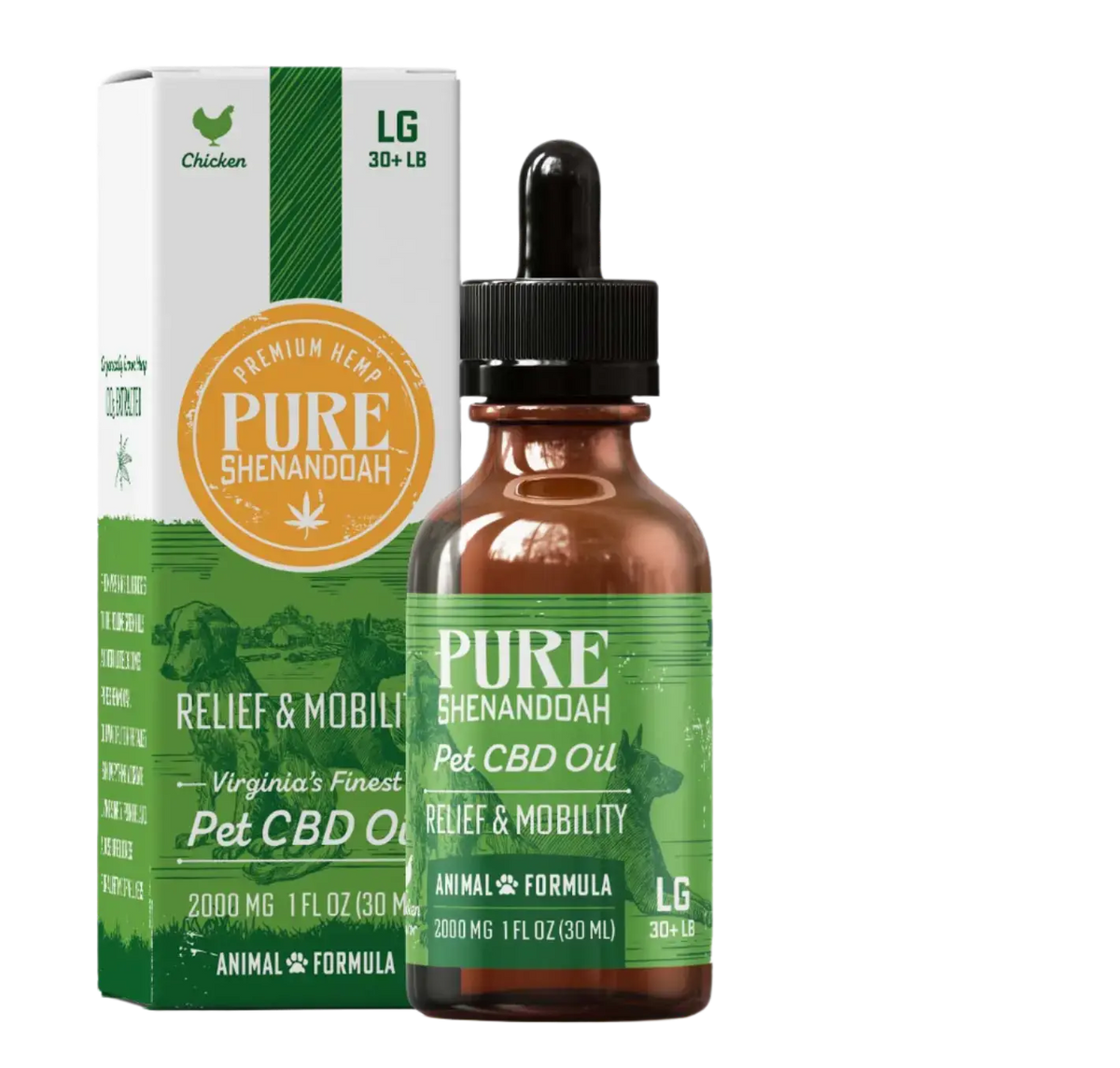 Relief & Mobility Pet CBD Oil | 1,000–2,000 mg