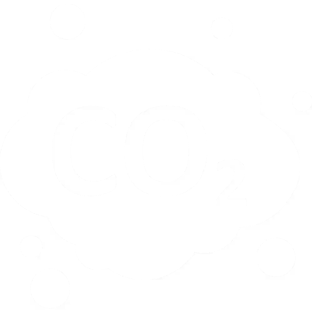 CO₂ extraction logo highlighting Pure Shenandoah’s clean extraction process that ensures hemp products are free from alcohol and harmful residuals.